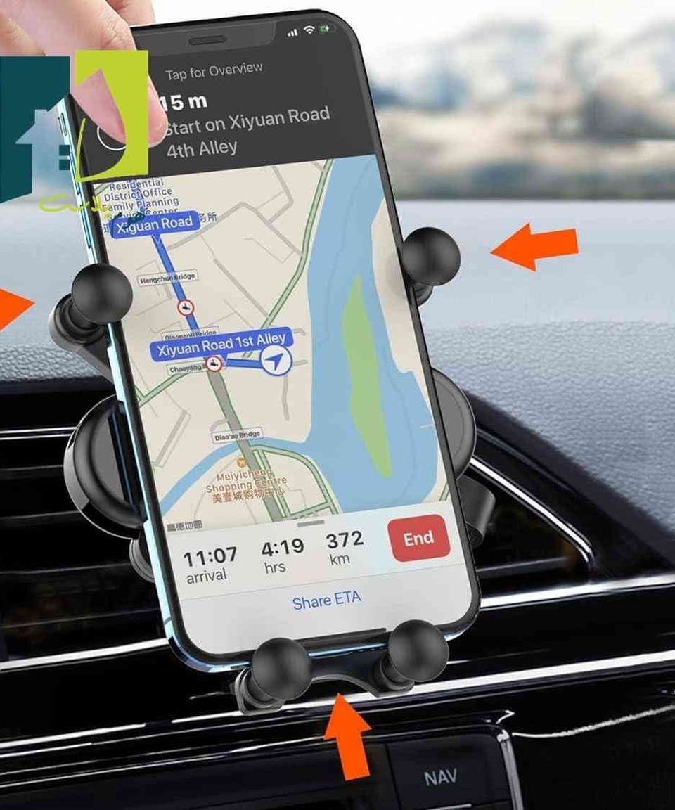 هولدر موبایل دریچه کولر-mobile-holder