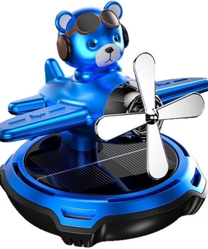 خوشبوکننده خورشیدی هواپیما خرسی-bear-airplane-solar-deodorizer